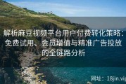 解析麻豆视频平台用户付费转化策略：免费试用、会员增值与精准广告投放的全链路分析