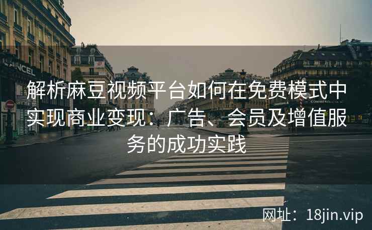解析麻豆视频平台如何在免费模式中实现商业变现：广告、会员及增值服务的成功实践