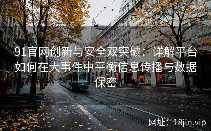 91官网创新与安全双突破：详解平台如何在大事件中平衡信息传播与数据保密